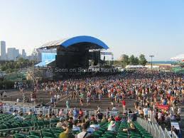 firstmerit bank pavilion at northerly island seating chart