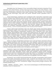 Sebagai konklusinya, penganjuran sukan yang bertaraf. Jurnal Kepentingan Perpaduan Kaum Di Malaysia