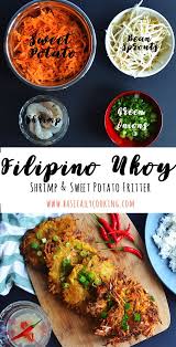 Ukoy Recipe This Is A Filipino Shrimp And Sweet Potato Fritter And It Is Delicious A Must Try For Anyone Who Is Okoy Recipe Filipino Recipes Fritter Recipes