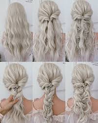 30 Prom Wedding Hairstyle Tutorial For Long Hair Roses Rings Part 3 In 2020 Wedding Hairstyles Tutorial Diy Wedding Hair Bride Hairstyles