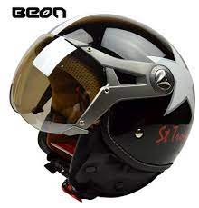 Beon Helmet Halley Motorcycle Helmet Half Face Helmet Ece Approved B 100 Motorcycle Helmets Helmet Motorcycle Helmets Half