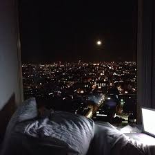 𝕟𝕫𝕒𝕤𝕙𝟙𝟜 Window View Night Aesthetic Night Light