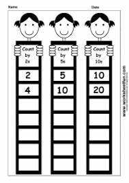 skip counting by 2 5 and 10 one worksheet free