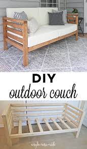 Diy Outdoor Couch Outdoor Couch Diy Outdoor Furniture Furniture
