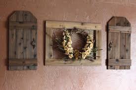 Indoor Shutter Wall Decor Rustic Barn Doors Mini Barn Doors Etsy In 2020 Shutter Wall Decor Rustic Shutters Indoor Shutters