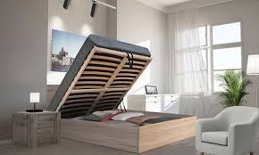Jusqu A 64 Lit Coffre Madrid Groupon Lit Coffre Matelas Memoire De Forme Matelas