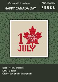 Woodland winter cross stitch kit by dimensions. Happy Canada Day Cross Stitch Pattern Canadian Flag Primitive Etsy In 2021 Flag Cross Stitch Cross Stitch Patterns Simple Cross Stitch