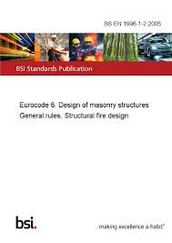 Mortier de joint pour maçonnerie. Bs En 1996 1 2 2005 Eurocode 6 Design Of Masonry Structures General Rules Structural Fire Design European Standards