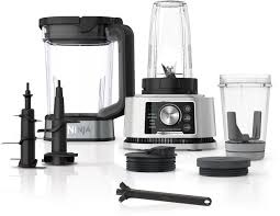 Xl total crushing blender blasts through ice and frozen fruit, making it easy to make creamy frozen drinks and smoothies for the entire family. Ninja Foodi Power Blender Processor System Smoothie Bowl Maker Nutrient Extractor 1400wp Smarttorque 6 Auto Iq Silver Ss351 Best Buy