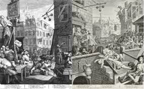 Beer Street And Gin Lane Beer Street And Gin Lane Wikipedia The Free Encyclopedia Gin History William Hogarth London Gin