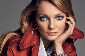 The hungarian beauty poses in a jewelry spread featuring mikimoto pearls. Cimke Varandos Bumm Sk