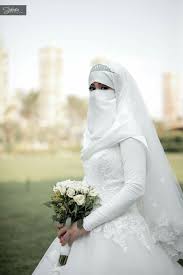 Niqabi Bride Wedding Hijab Hijab Wedding Dresses Muslim