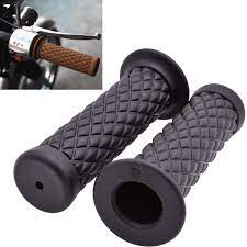 Speedwav Motorcycle Hand Grips Anti Skid Handlebar Rubber Bar End Hand Black Motorbike Handlebar Grips For Royal Enfield Continental Gt 650 Antislipbhg483 Amazon In Car Motorbike