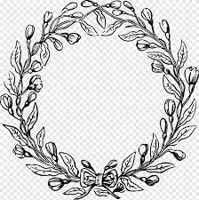 Lorbeerkranz Schal Zeichnen Kunst Schwarz Und Weiss Png Pngegg