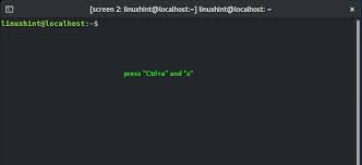 There is another feature where you can lockout the current terminal (ctrl+a, x). How Do I Use The Screen Command In Centos