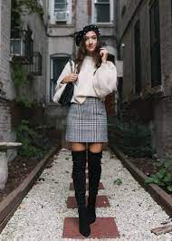 6 Ways To Style Over The Knee Boots Crossroads Fashion Over The Knee Boot Outfit High Knee Boots Outfit