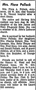 Flora Ester Pollock (1893-1962)