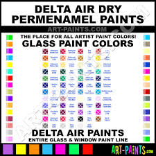 Delta Air Dry Permenamel Glass And Window Paint Colors