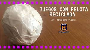 100 juegos divertidos para niños en casa preescolar primaria y secundaria. Educacion Fisica En Casa Juegos Con Pelota Reciclada Youtube