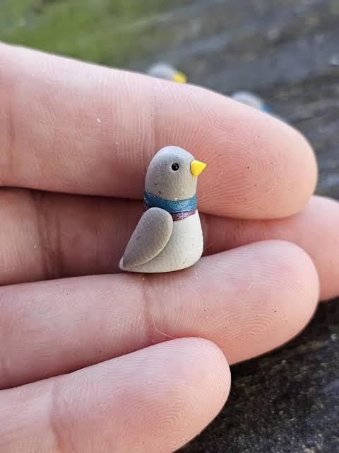 Miniature Pigeon Figurine, Polymer Clay Pigeon, Tiny Pigeon, Mini Pigeon -  Etsy