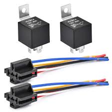 Firstly using a relay means the switching circuit does not require a high current rated switch or. Car Relay 12v 40a 5 Pin Auto Relay Switch With Pre Wired Relay Holder Socket Electrical Relays Standard Relay Kit For Automotive Car Truck Van Motorcycle Motor Boat Qlouni Buy Online In Albania