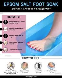 Epsom Salt Foot Soak Benefits How To Do It Epsom Salt Foot Soak Foot Soak Health