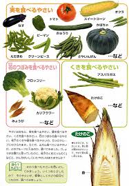 食べているのはどの部分 やさいのひみつ