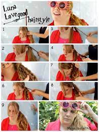 Video Tutorial Here Http Youtu Be Qa5wvskjk5g Luna Lovegood Hairstyle Halloween Harry Potter Luna Lovegood Hair Hair Tutorial Hair Styles