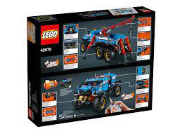 Its a cool truck since you can actually remote control drive forward and backward and steer. Lego Technic 42070 Allrad Abschleppwagen