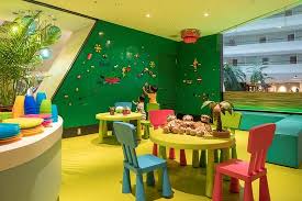 In modern times it is usually adjacent to the kitchen for convenience in serving, although in medieval times it was often on an entirely different floor level. Kids Play Area In The Restaurant Picture Of Dining Room Senses Onna Son Tripadvisor