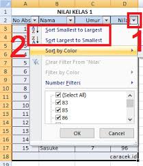 We did not find results for: Bagaimana Cara Mengurutkan Nomor Atau Nilai Di Excel Dengan Mudah