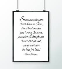 Vanessa Williams Save The Best For Last Song Lyrics Lyrics Poster Instant Download Digital Print Typograph Lyric Poster Inspirational Words Best For Last