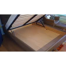 Possibilità di inserire il box contenitore per sfruttare interamente lo spazio della camera. Giroletto Contenitore Con Rete A Doghe 85 120 160 Cm