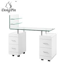 Try our nicoletta manicure table, weighting in at less than 30 pounds and fold down to about 12 inches, this table is perfect for those who do house calls, or just working at home to have it stored away neatly. China Modern Nail Salon Manicure Table With Tempered Angle Glass China Modern Nail Salon Manicure Table Modern Nail Table