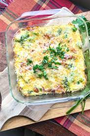 Low Carb Breakfast Casserole With Bacon Broccoli And Cheddar Recipe Broccoli And Cheese Breakfast Casserole Breakfast Casserole Easy