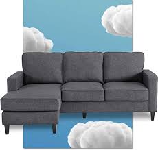 Check out our sofa bed covers selection for the very best in unique or custom, handmade pieces from our home & living shops. Amazon Com Serta Harmon Square Arm Reversible Sectional Sofa Living Room Modern L Shaped 3 Seat Fabric Couch Gray Everything Else