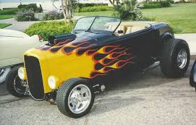 Rollinmetalart A Typical Example Of The 90s Hot Rod Look Shot Hot Rods Cars Hot Rods Motorcycle Paint Jobs