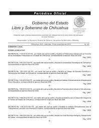 Mia C Rcoles 10 De Noviembre 2010 Gobierno Del Estado De Chihuahua