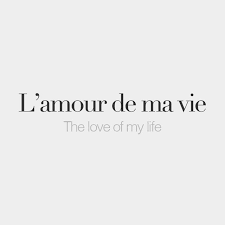 French Words On Instagram L Amour De Ma Vie The Love Of My Life L A Muʁ Də Ma Vi French Quotes French Words Language Quotes