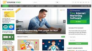 The design is minimal and elegant with great typography. Theme Wp 3 Kolom Course Theme Responsive Theme Wp