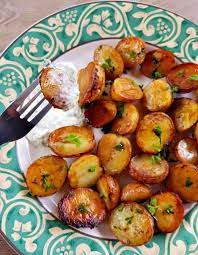 Baked Mini Potatoes Mini Potatoes Small Potatoes Recipe Roasted Mini Potatoes