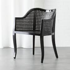 Shop Tayabas Black Cane Side Chair Airy Rattan Accent Slicks Up A Nouveau Take On Tradition Handwoven Of Rattan Furniture Chair Cane Dining Chairs Chair