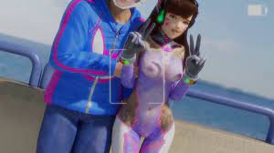 D.Va Body Paint Costume By Lvl3Toaster | Overwatch Premium Hentai