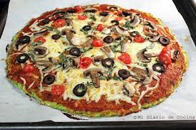 Pizza With Zucchini Base Mi Diario De Cocina Recipe Food Processor Recipes Food A Food