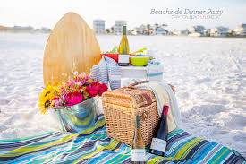 Beach themed party decorations ideas and diy. Beachside Dinner Party La Crema