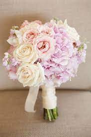 Beautiful blush rose fake wedding flowers with blush hydrangea blossoms sprinkled throughout the bouquet. Pin By Haute Floral On Blush Bridal Bouquets Bridal Bouquet Pink Spray Roses Bouquet Pink Bouquet