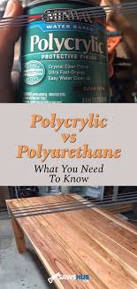 Polycrylic Vs Polyurethane What Are The Differences And When To Use Each Woodworking Projects Diy Woodworking Tips Diy Woodworking