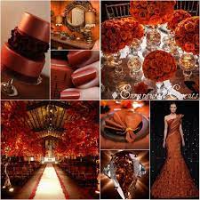 Burnt Orange And Brown Wedding Inspiration Munaluchi Bride Brown Wedding Themes Brown Wedding Burnt Orange Weddings