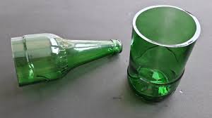 First a piece of string is tied around a glass beer bottle to gauge the proper length that the string should be. How To Cut Glass Bottle At Home Youtube