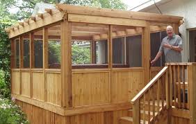 Screened In Pergola For Mike S Back Porch Outdoor Pergola Deck With Pergola Pergola Patio